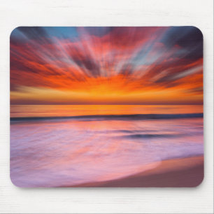 Sunset Tamarack Beach Carlsbad, CA Mouse Mat