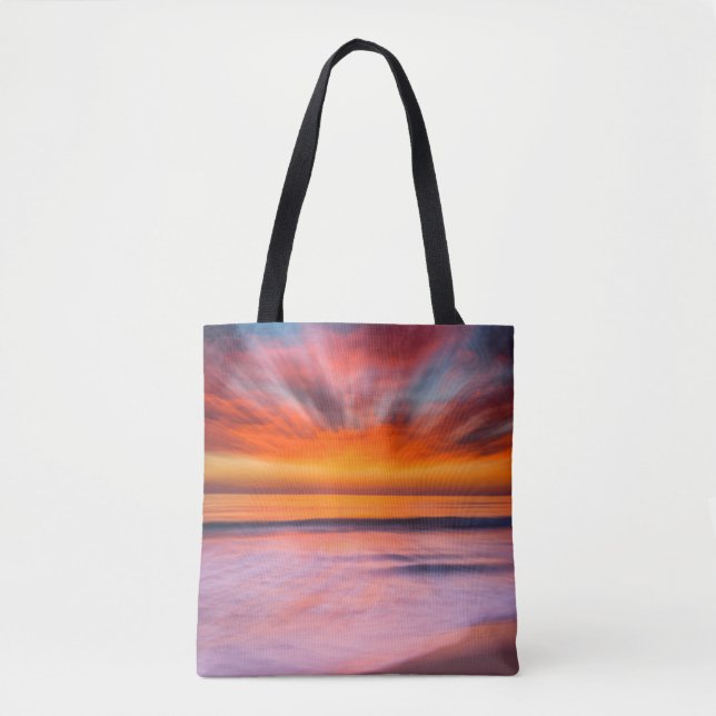 Sunset Tamarack Beach | Carlsbad, CA Tote Bag (Front)