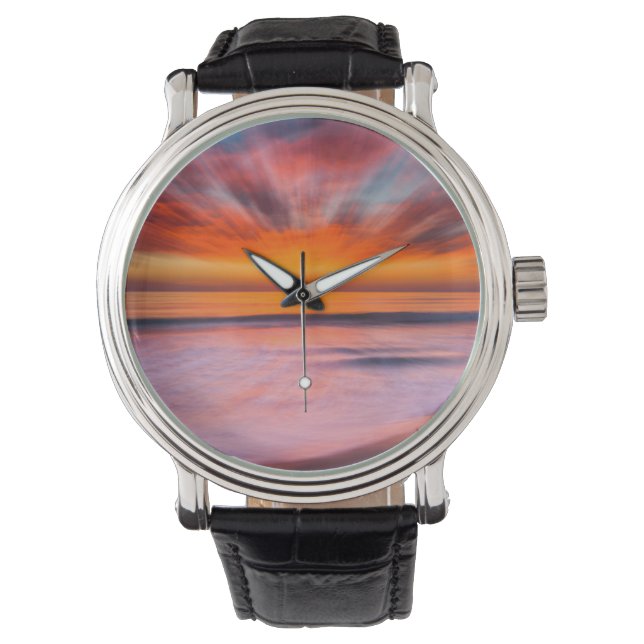 Sunset Tamarack Beach | Carlsbad, CA Watch (Front)
