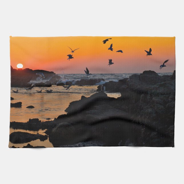 Sunset  tea towel (Horizontal)