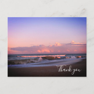 Sunset Thank you card