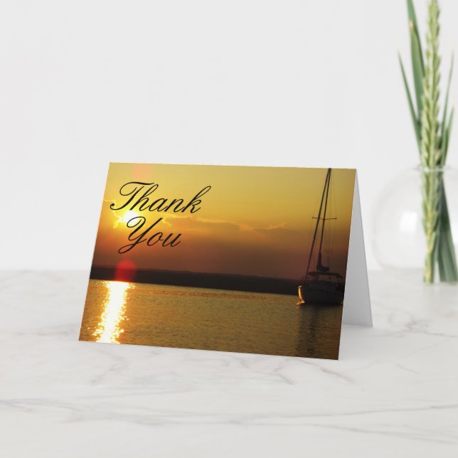 Sunset Thank You Cards (Front)