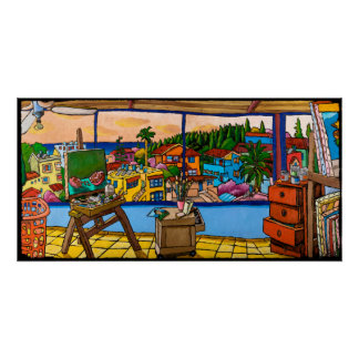 Sunset - The Studio, Jonathan Kis-Lev Poster