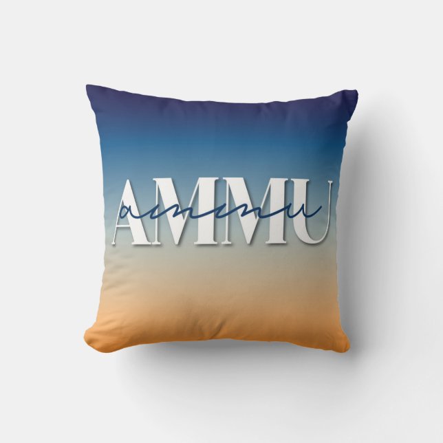 sunset theme cushion (Front)