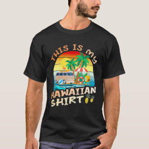 Sunset This Is My Hawaiian Aloha Hawaii For Mens W T-Shirt