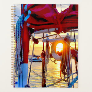 Sunset Through the Lifebuoy Spiral Planner