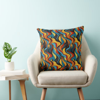 Sunset Tide Throw Pillow