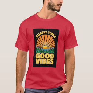 Sunset Tides Good Vibes Men's Unisex T-Shirt