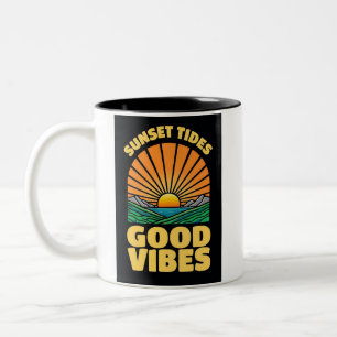 Sunset Tides Two-Tone Coffee Mug