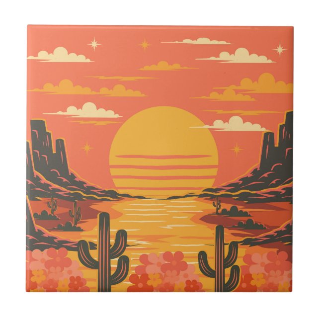Sunset Tile (Front)