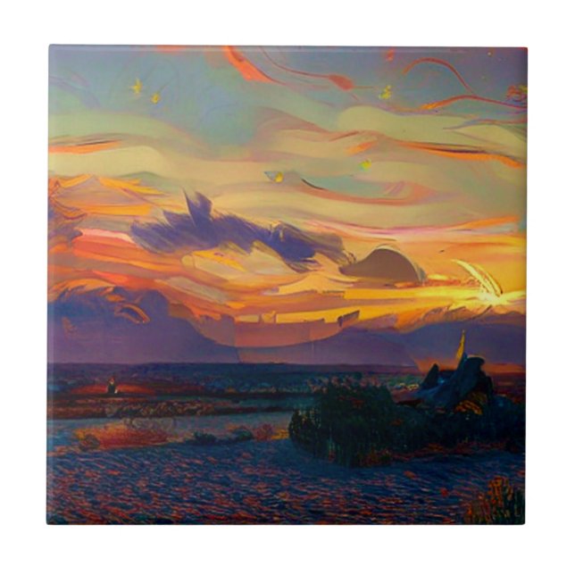 SUNSET TILE (Front)