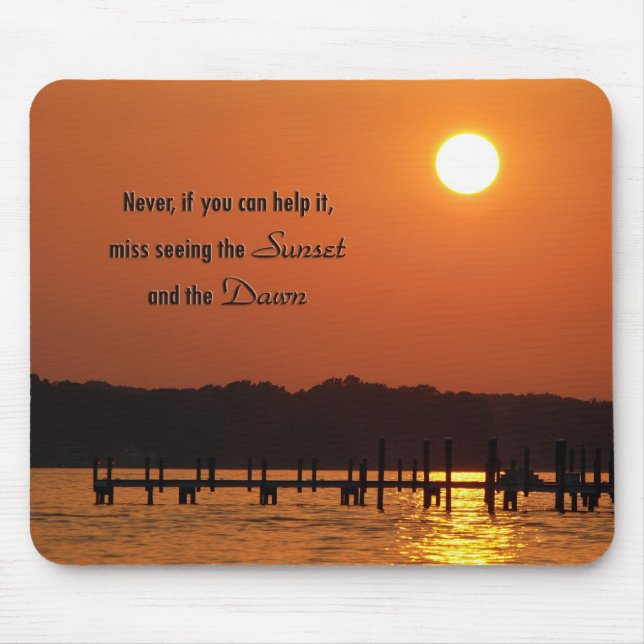 Sunset Time Mouse Mat (Front)
