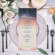 Sunset To Moonrise Flat Menu