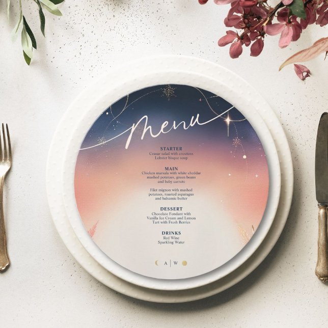 Sunset To Moonrise Round Menu (Creator Uploaded)