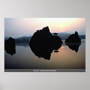 Sunset, Todamsambong Peaks Poster