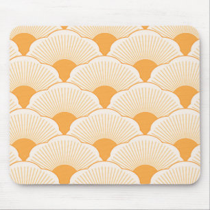 Sunset, tonal orange, concrete texture mouse mat