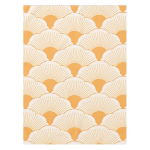 Sunset, tonal orange, concrete texture tablecloth
