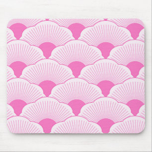 Sunset, tonal pink, concrete texture mouse mat