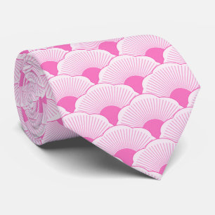Sunset, tonal pink, concrete texture tie