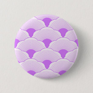 Sunset, tonal violet, concrete texture 6 cm round badge