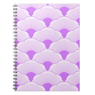 Sunset, tonal violet, concrete texture notebook