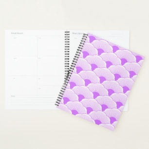 Sunset, tonal violet, concrete texture planner