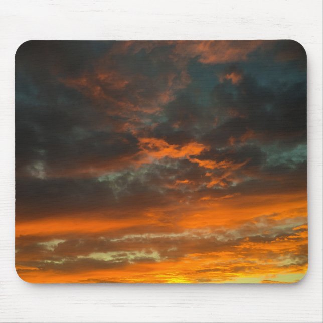 Sunset Town Mouse Mat (Front)