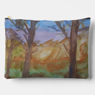 Sunset Trees Accessory Pouch