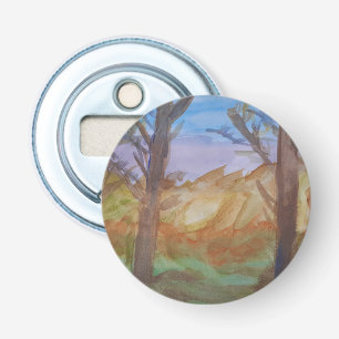 Sunset Trees Bottle Opener