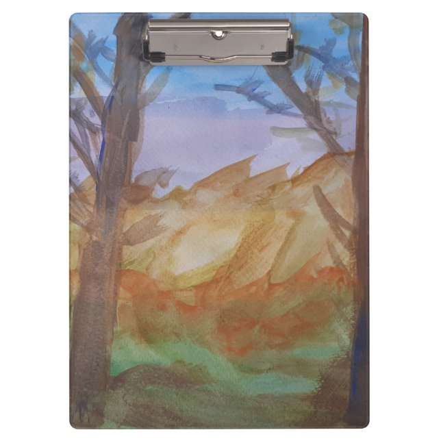 Sunset Trees  Clipboard (Front)