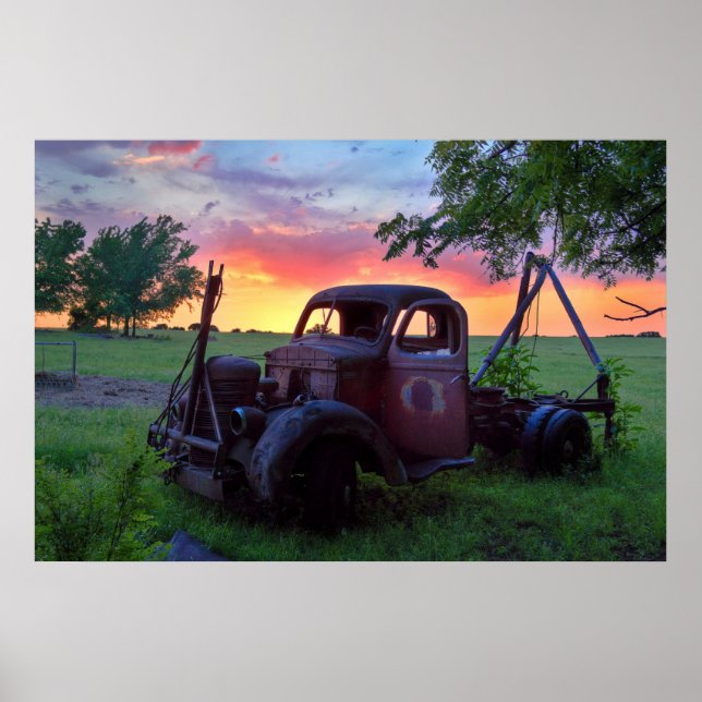 Sunset Truck Poster (Front)