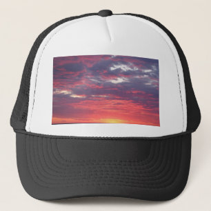 sunset trucker hat