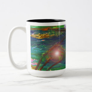 Sunset Two-Tone Coffee Mug