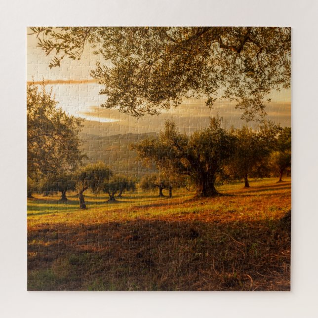 Sunset Valley Autumn Jigsaw Puzzle (Vertical)
