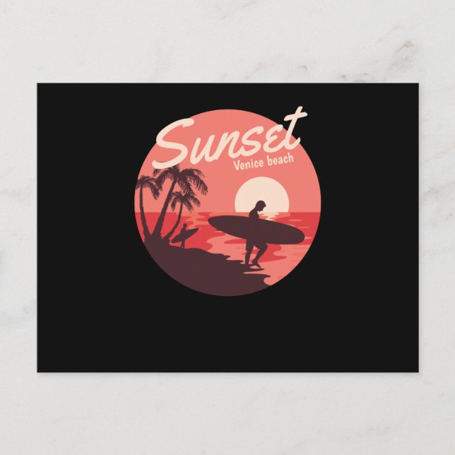 Sunset Venice Postcard (Front)