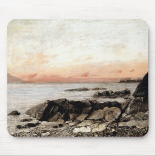 Sunset, Vevey, Switzerland – Gustave Courbet Mouse Mat