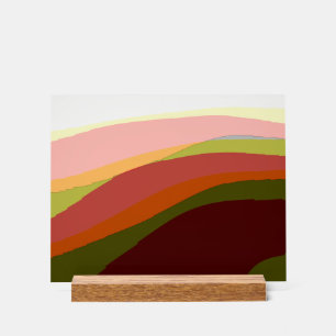 Sunset Vibes Abstract Art 206 Acrylic Sign