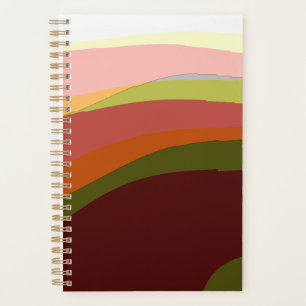 Sunset Vibes Abstract Art 206 Planner