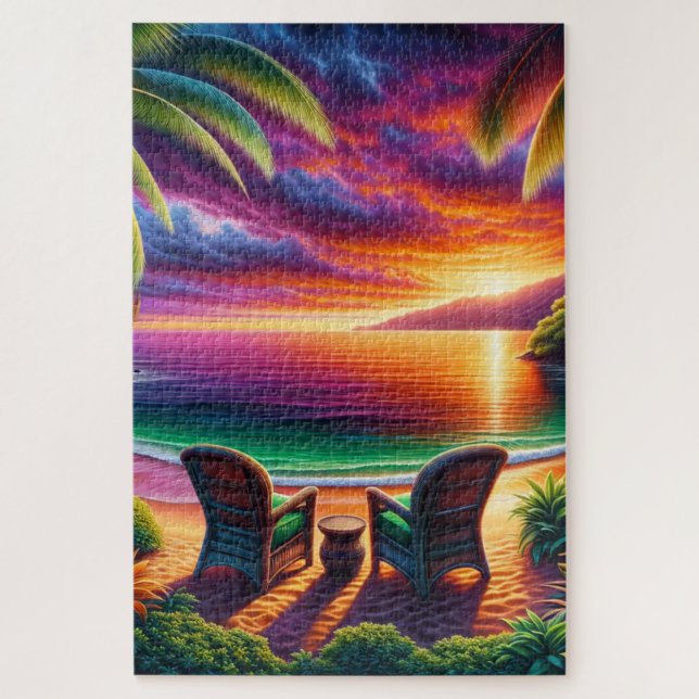 Sunset View Jigsaw Puzzle (Vertical)