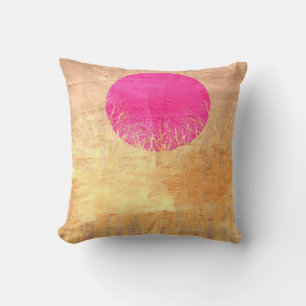 Sunset Vintage Abstract Painting Cushion