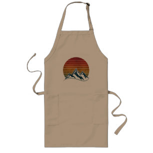 SUNSET VINTAGE MOUNTAIN  LONG APRON