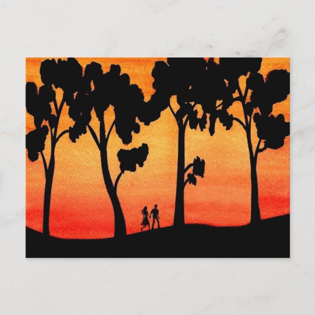 Sunset Walk Postcard (Front)