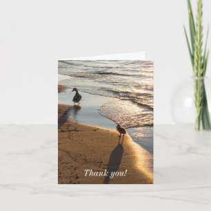 Sunset Walk With Mummy Thank You Card