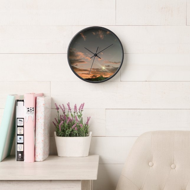 Sunset wall clock (Reading Room)