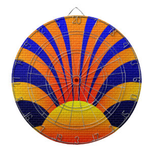 Sunset Wall Dartboard