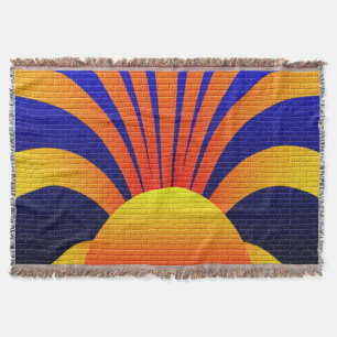 Sunset Wall Throw Blanket