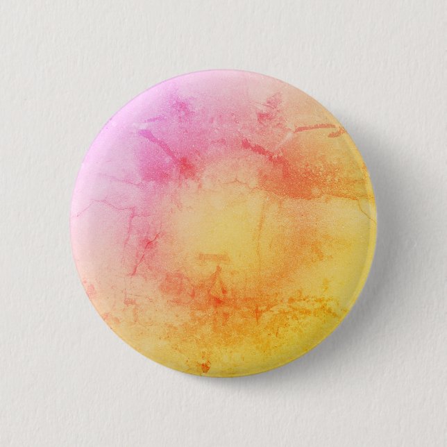 Sunset Watercolor Pin Button (Front)