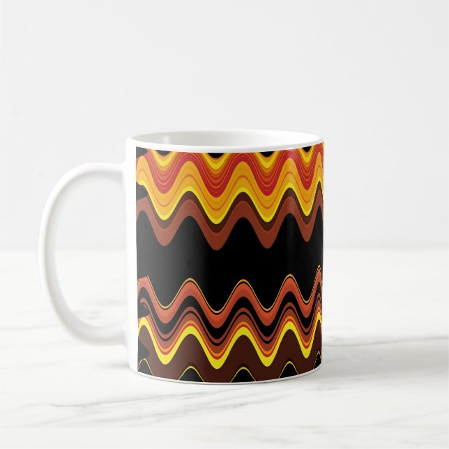 SUNSET WAVE COFFEE MUG (Left)