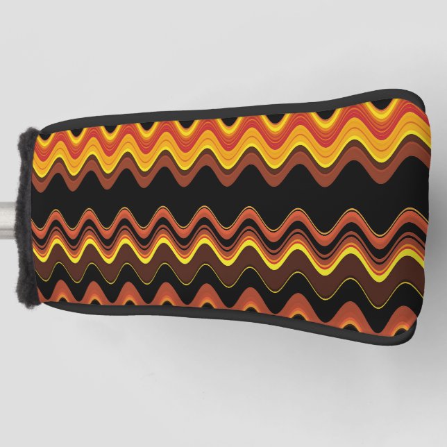 SUNSET WAVES GOLF HEAD COVER (Front)