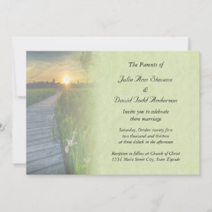 Sunset Wedding Invitation
